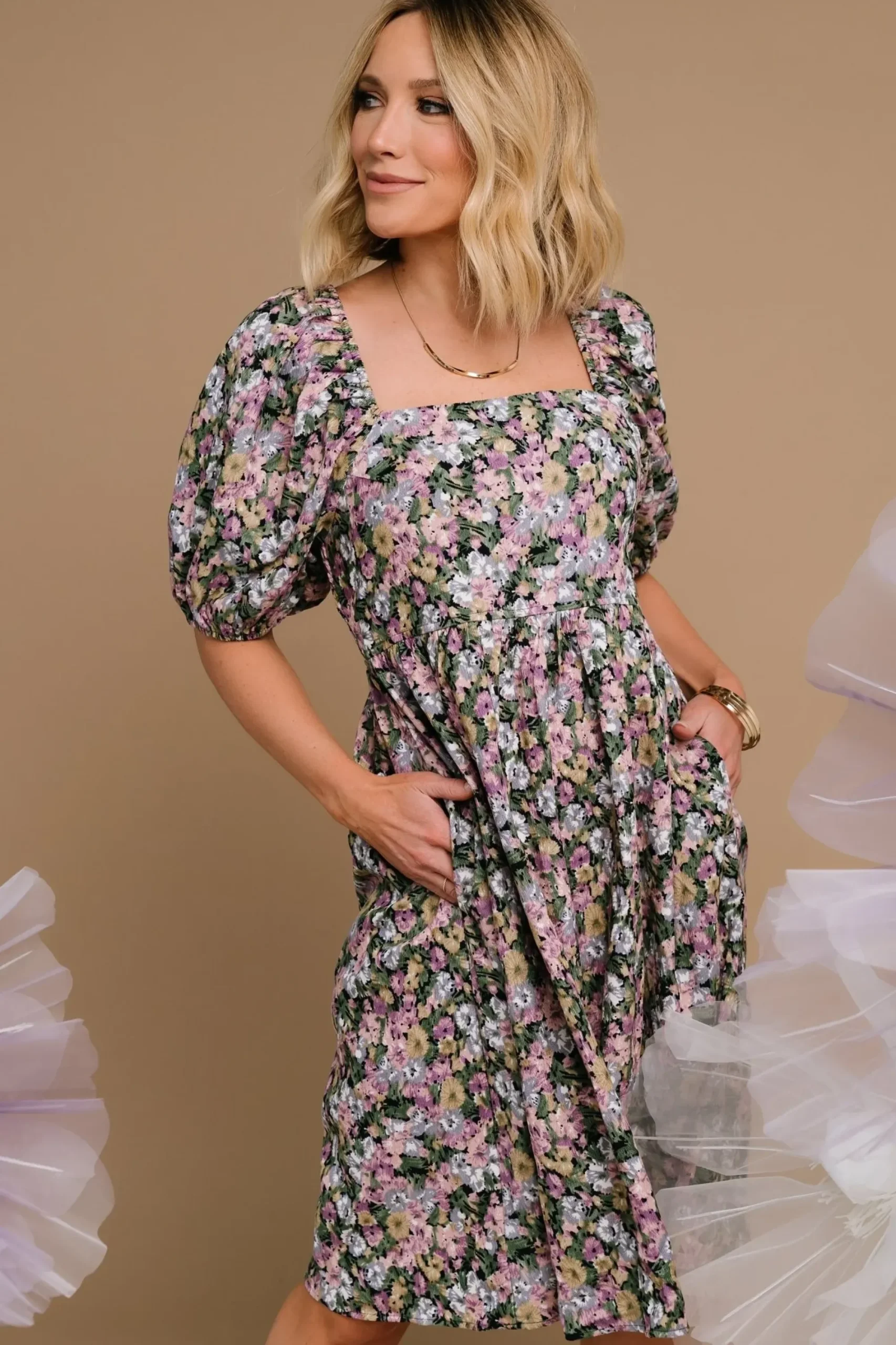 Fashion Baltic Born Joyce Corduroy Dress | Multi