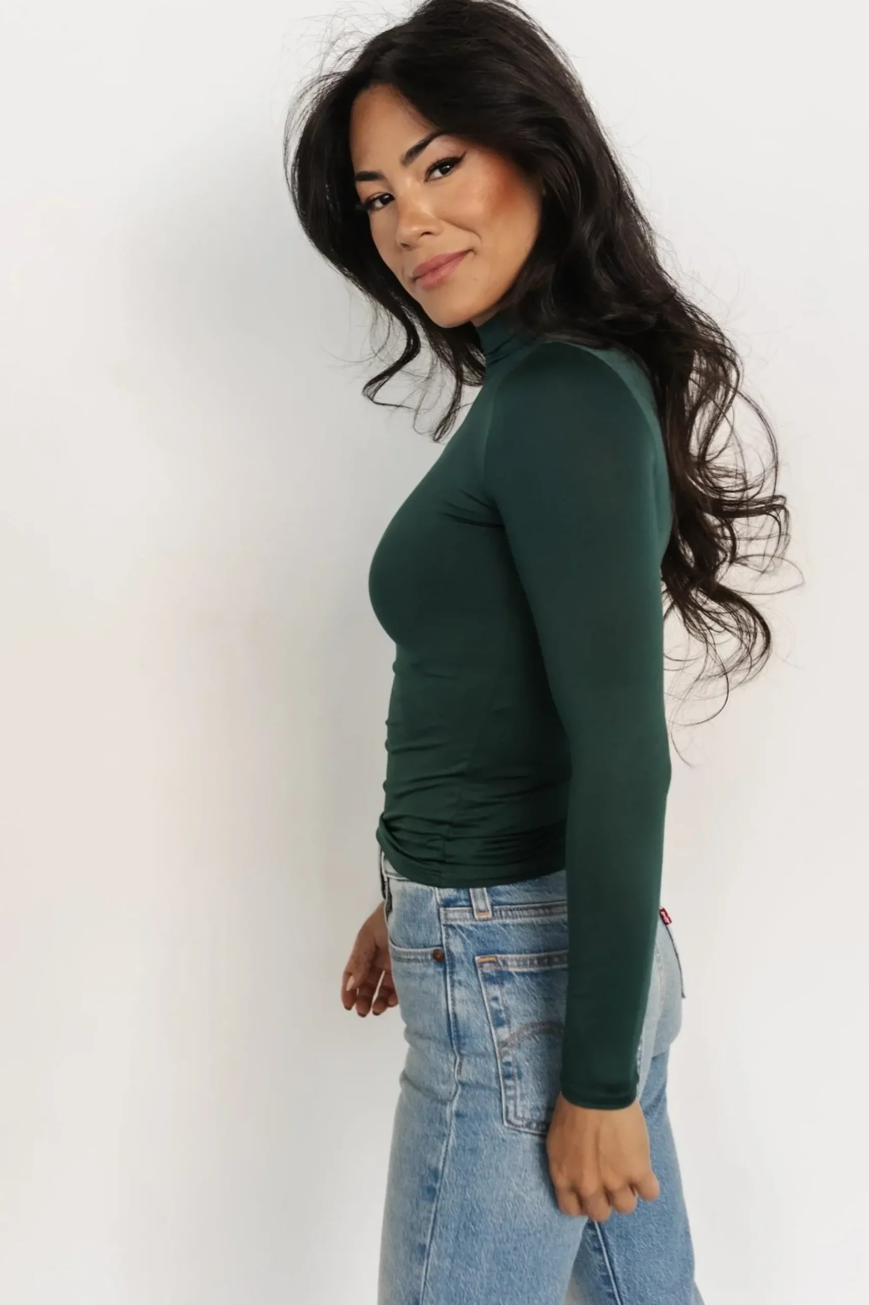 Discount Baltic Born Juni Turtleneck | Hunter Green