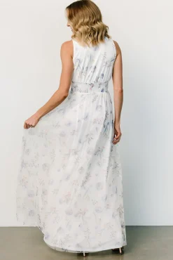 Fashion Baltic Born Kamila Tulle Maxi Dress | White Floral