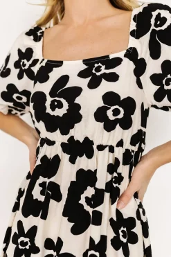 Clearance Baltic Born Kasey Maxi Dress | Black + Ivory Print