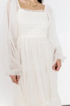 Sale Baltic Born Katrina Tulle Maxi Dress | Cream