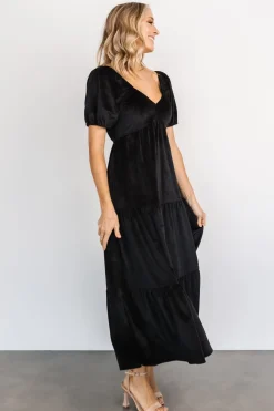New Baltic Born Kenli Velvet Maxi Dress | Black