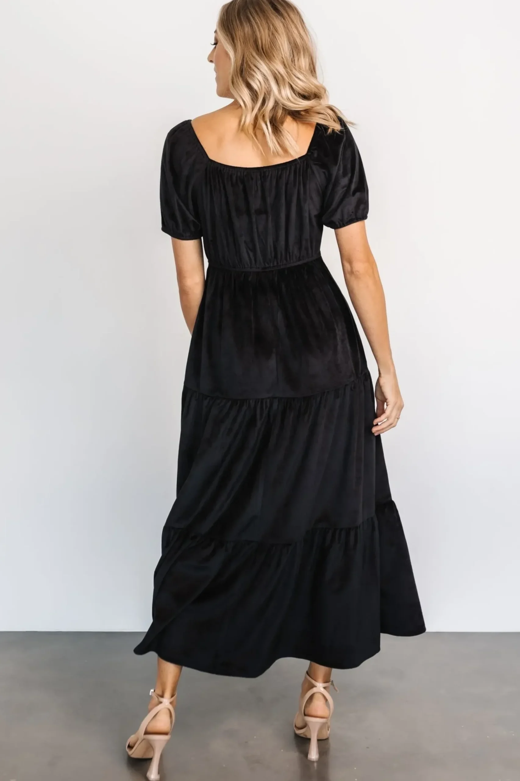 New Baltic Born Kenli Velvet Maxi Dress | Black
