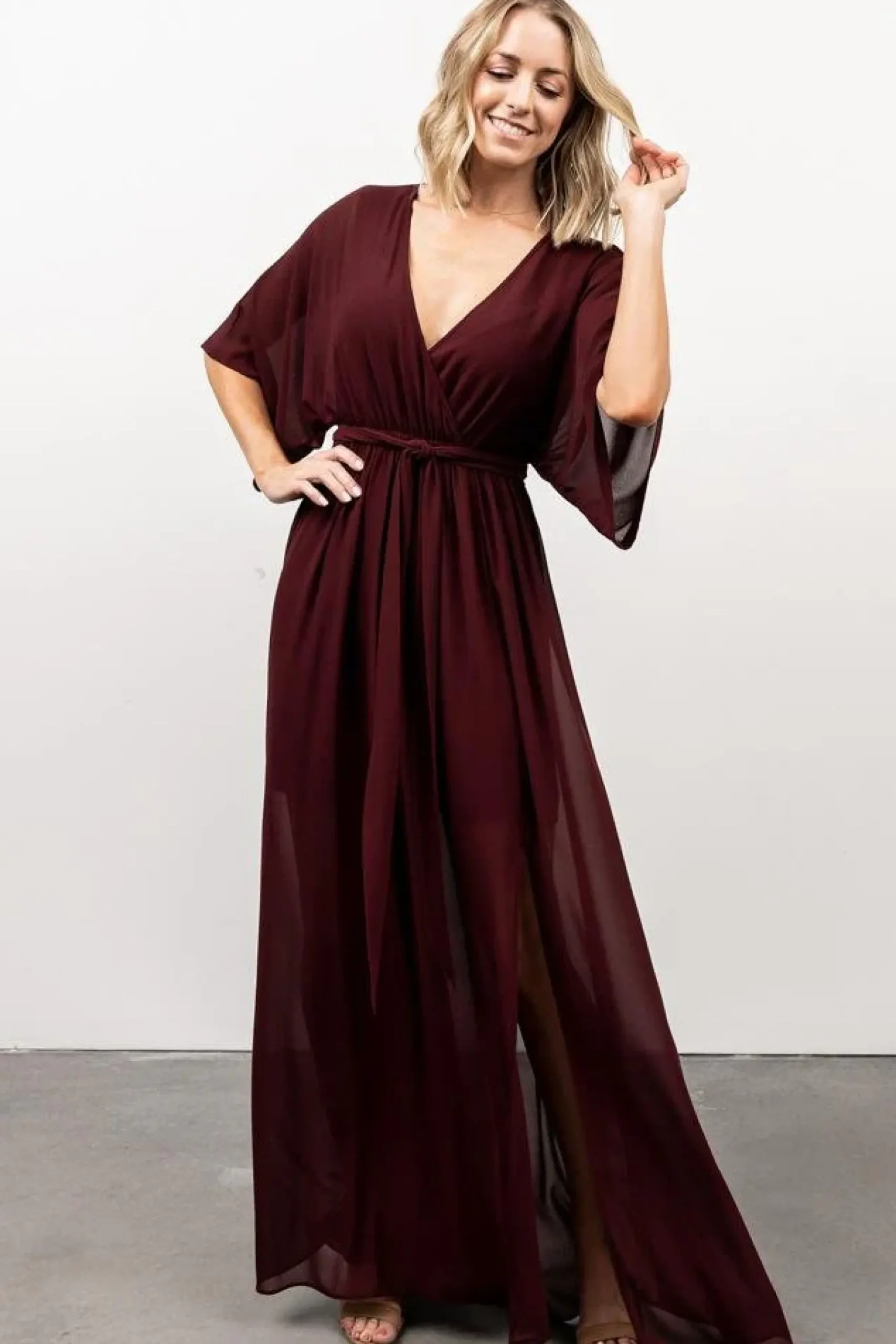 New Baltic Born Kia Kimono Maxi Dress | Mulberry