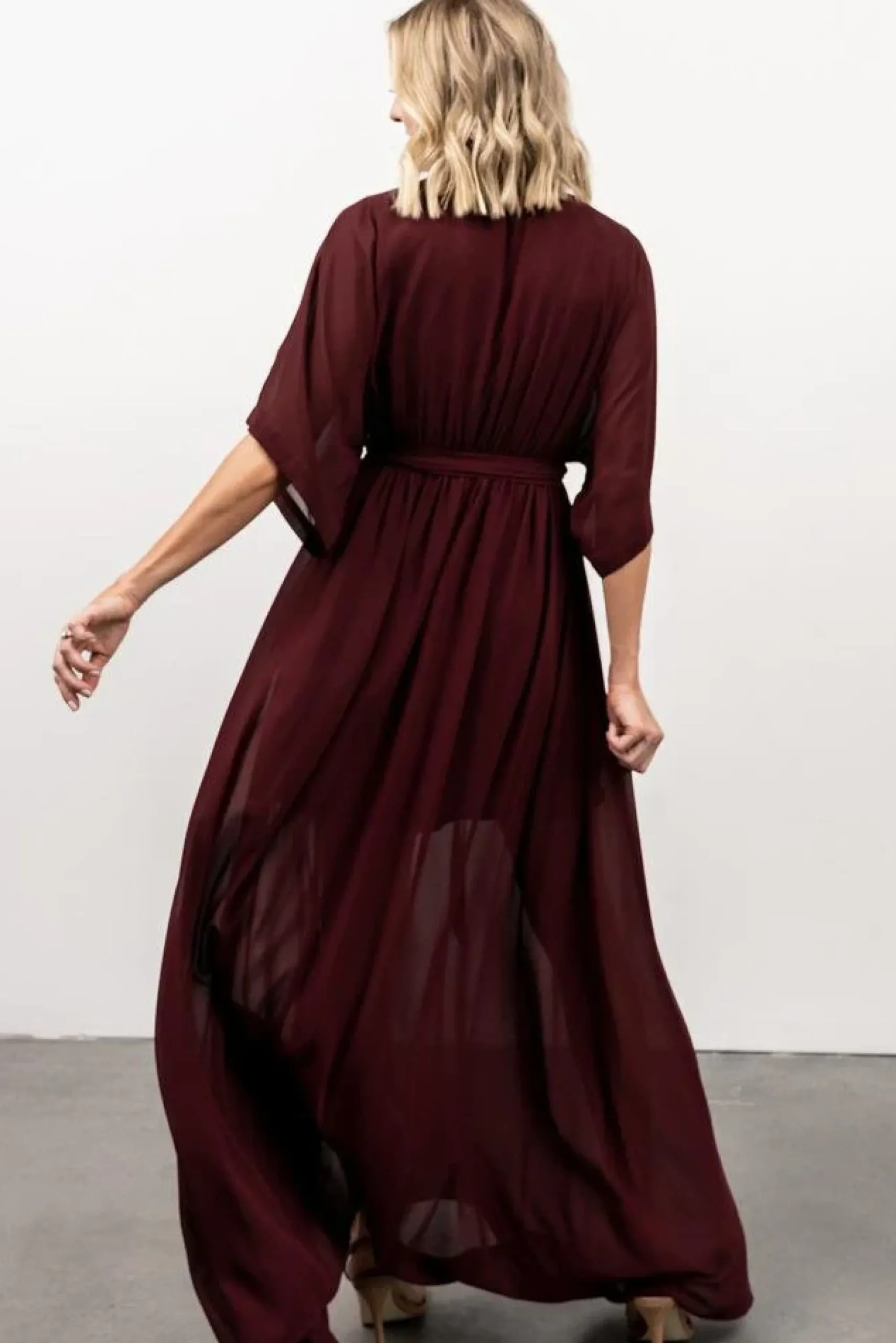 New Baltic Born Kia Kimono Maxi Dress | Mulberry