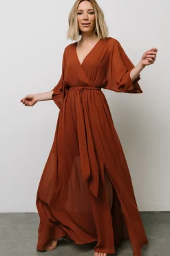 Online Baltic Born Kia Kimono Maxi Dress | Rust