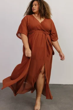 Online Baltic Born Kia Kimono Maxi Dress | Rust