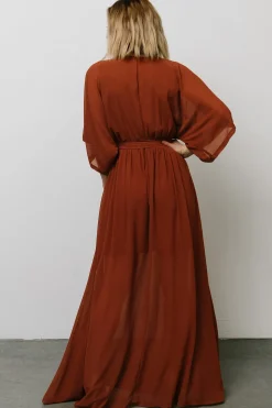 Online Baltic Born Kia Kimono Maxi Dress | Rust