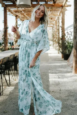 Best Baltic Born Kia Kimono Maxi Dress | Sage Floral