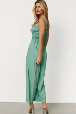 Discount Baltic Born Kimber Tank Jumpsuit | Dusty Green