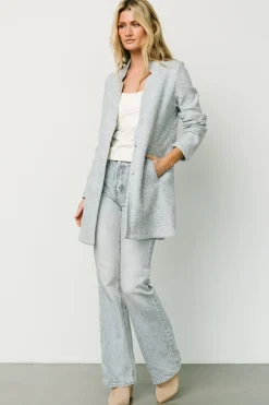 Outlet Baltic Born Knoll Notch Jacket | Heather Light Blue