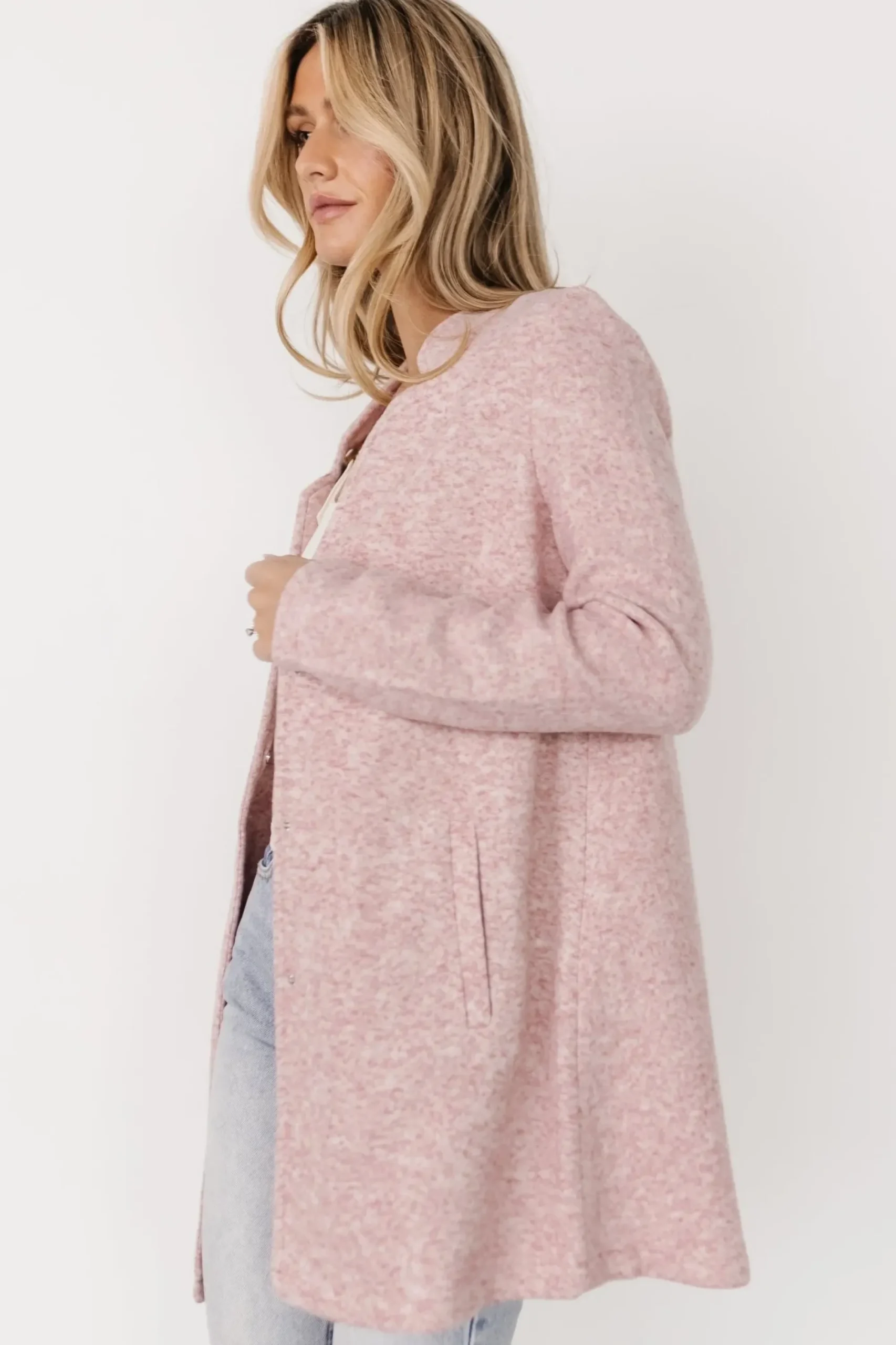 Fashion Baltic Born Knoll Notch Jacket | Vintage Rose