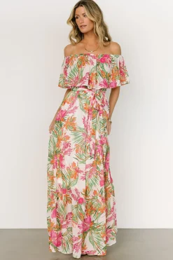 Sale Baltic Born Lahaina Off Shoulder Maxi Dress | Multi