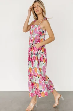 Outlet Baltic Born Lakewood Tie Dress | Pink Multi