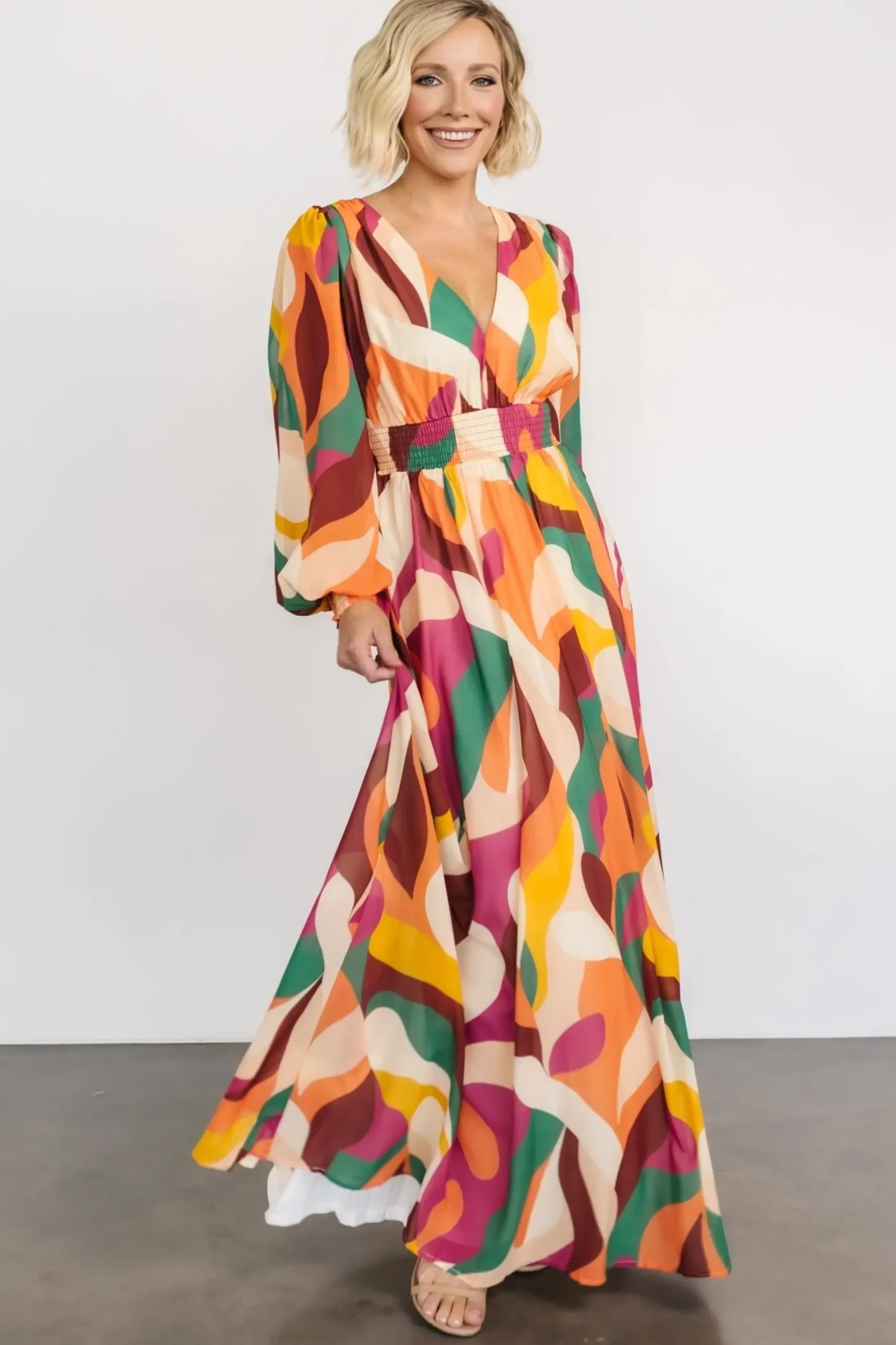 Discount Baltic Born Lawson Maxi Dress | Green Multi