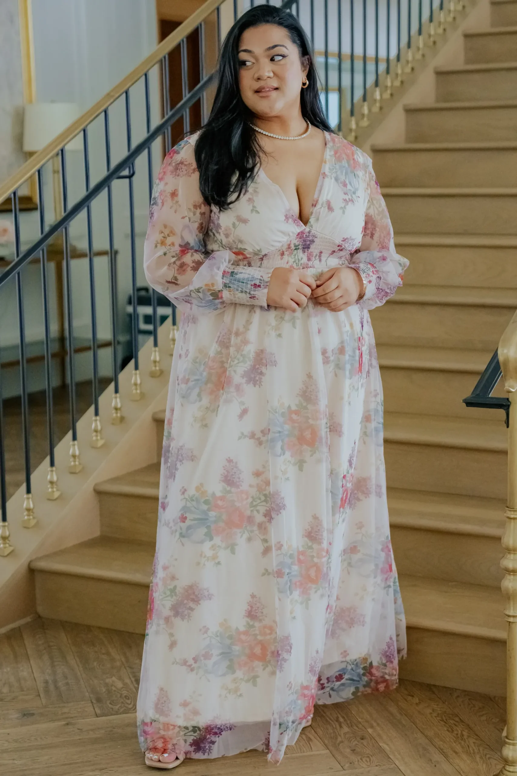 Outlet Baltic Born Layla Tulle Maxi Dress | Romantic Floral