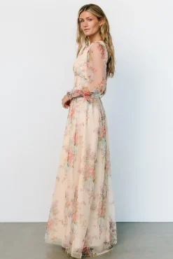 Outlet Baltic Born Layla Tulle Maxi Dress | Romantic Floral