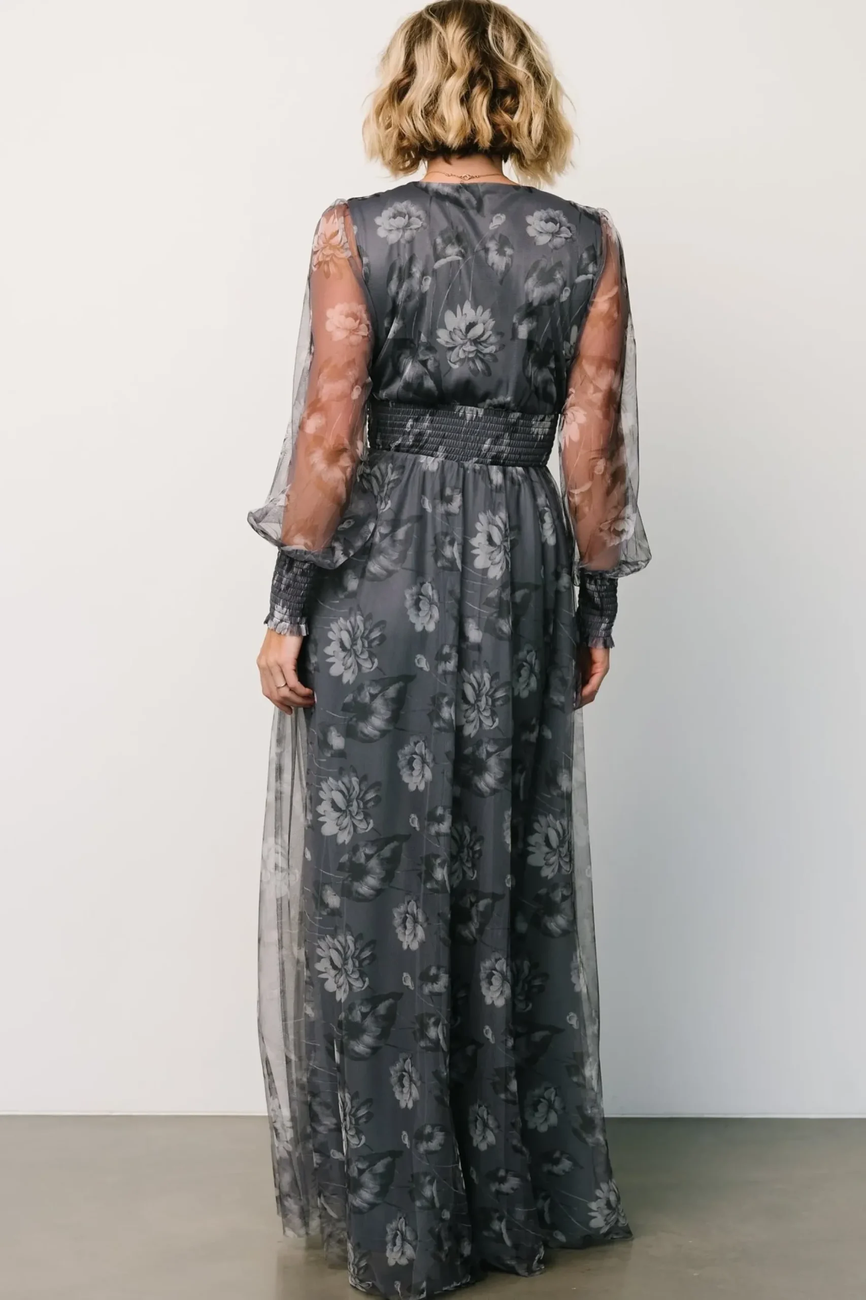 Best Baltic Born Layla Tulle Maxi Dress | Slate Floral
