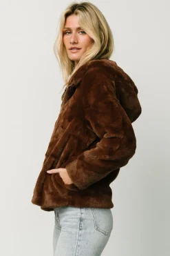 Outlet Baltic Born Leeds Faux Fur Jacket | Brown