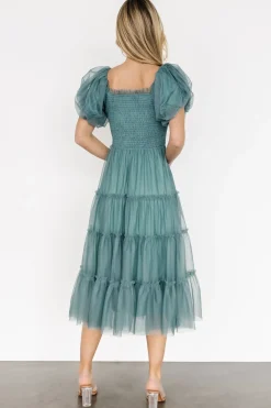 Fashion Baltic Born Liv Tulle Midi Dress | Eucalyptus