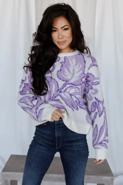 Online Baltic Born Livy Knit Sweater | Lilac Print