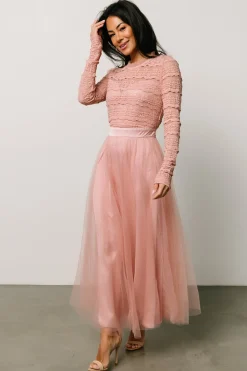 New Baltic Born Lonnie Tulle Dress | Blush