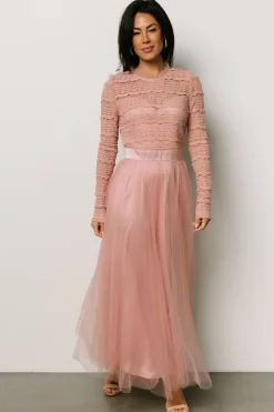 New Baltic Born Lonnie Tulle Dress | Blush