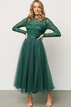Clearance Baltic Born Lonnie Tulle Dress | Emerald