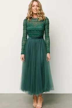 Clearance Baltic Born Lonnie Tulle Dress | Emerald