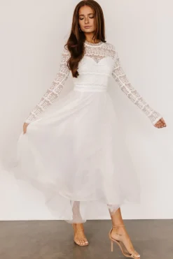 Clearance Baltic Born Lonnie Tulle Dress | Off White