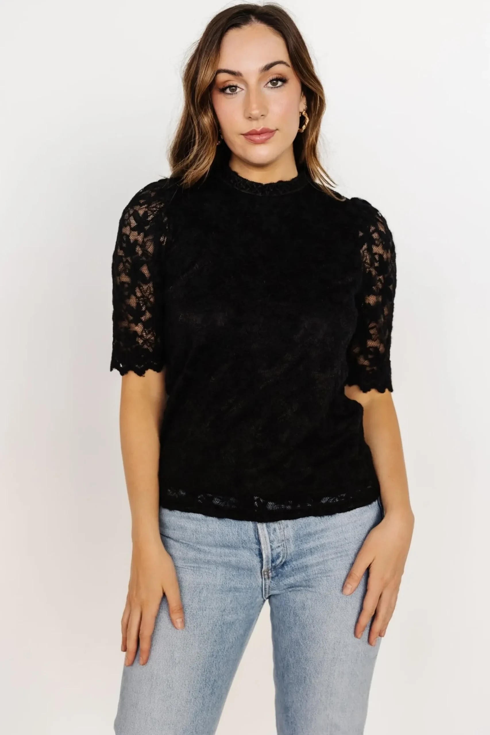 Best Baltic Born Lottie Lace Top | Black