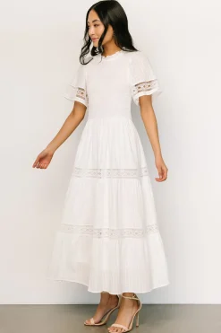 Outlet Baltic Born Loveland Geo Lace Maxi Dress | Off White