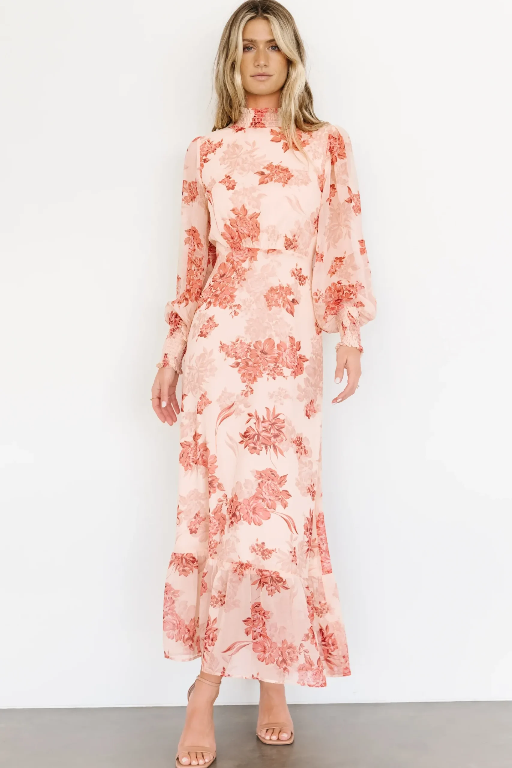 Outlet Baltic Born Luciana Maxi Dress | Brown Floral