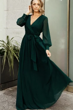 New Baltic Born Lydia Maxi Dress | Hunter Green