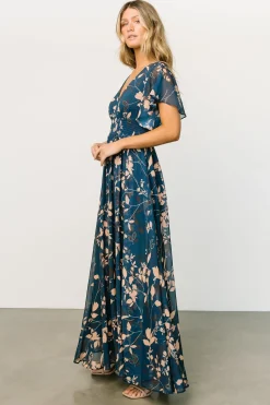 Hot Baltic Born Lynlee Metallic Maxi Dress | Topaz
