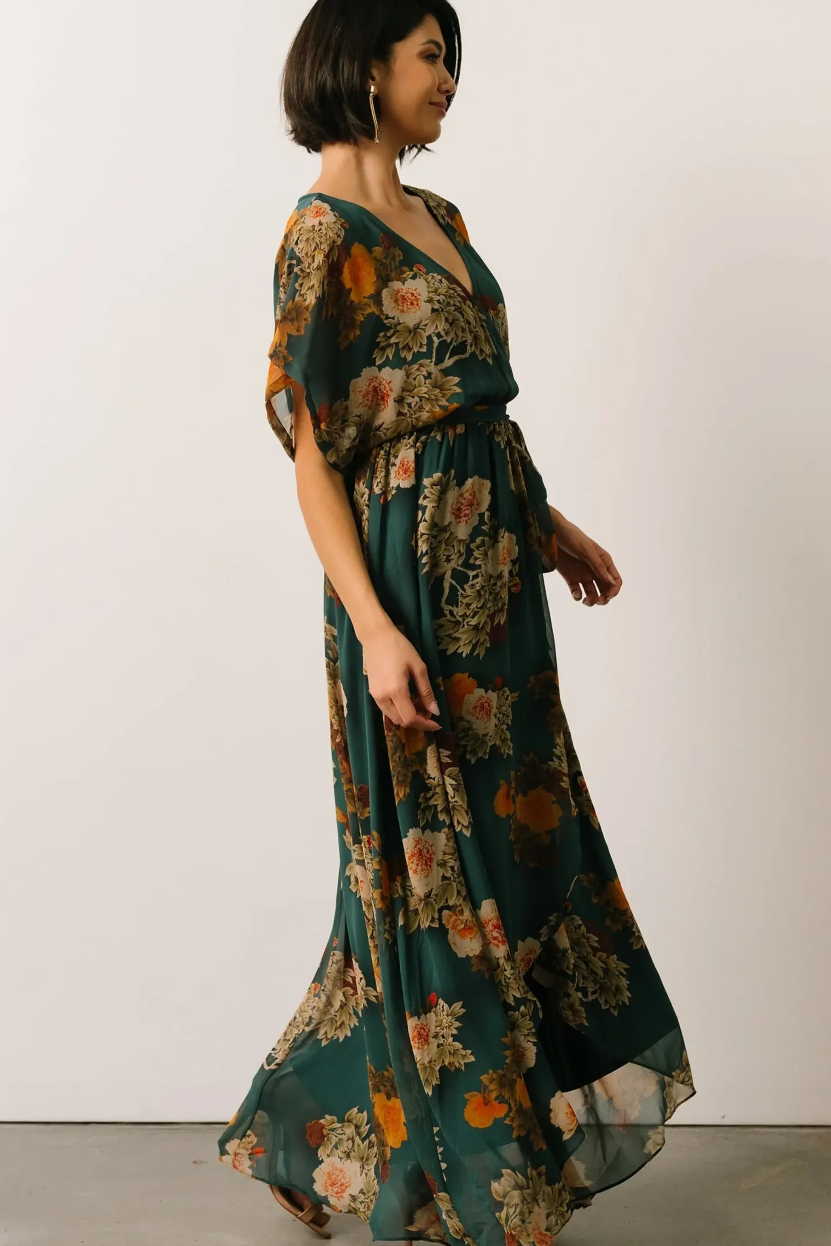 Clearance Baltic Born Madeline Maxi Dress | Jade Multi Floral