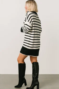 Online Baltic Born Manon Sweater Dress | Black Stripe