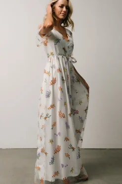 Online Baltic Born Marseille Embossed Maxi Dress | Meadow Floral