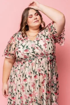 Clearance Baltic Born Marseille Embossed Maxi Dress | Rose Garden