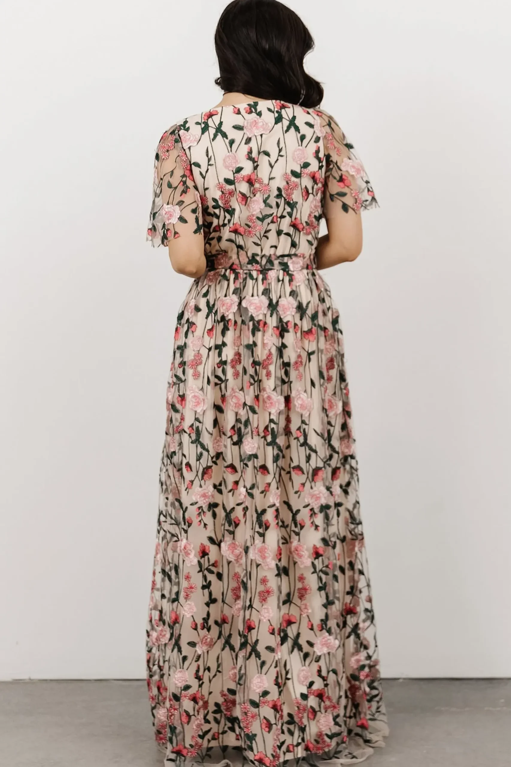 Clearance Baltic Born Marseille Embossed Maxi Dress | Rose Garden