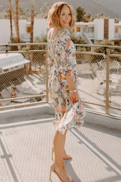 Online Baltic Born Marta Smocked Midi Dress | Multi Floral