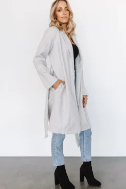 Fashion Baltic Born Martin Trench Coat | Light Gray