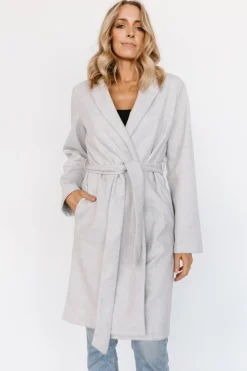 Fashion Baltic Born Martin Trench Coat | Light Gray