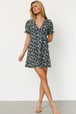 Sale Baltic Born Mary Mini Dress | Black Floral