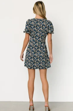 Sale Baltic Born Mary Mini Dress | Black Floral