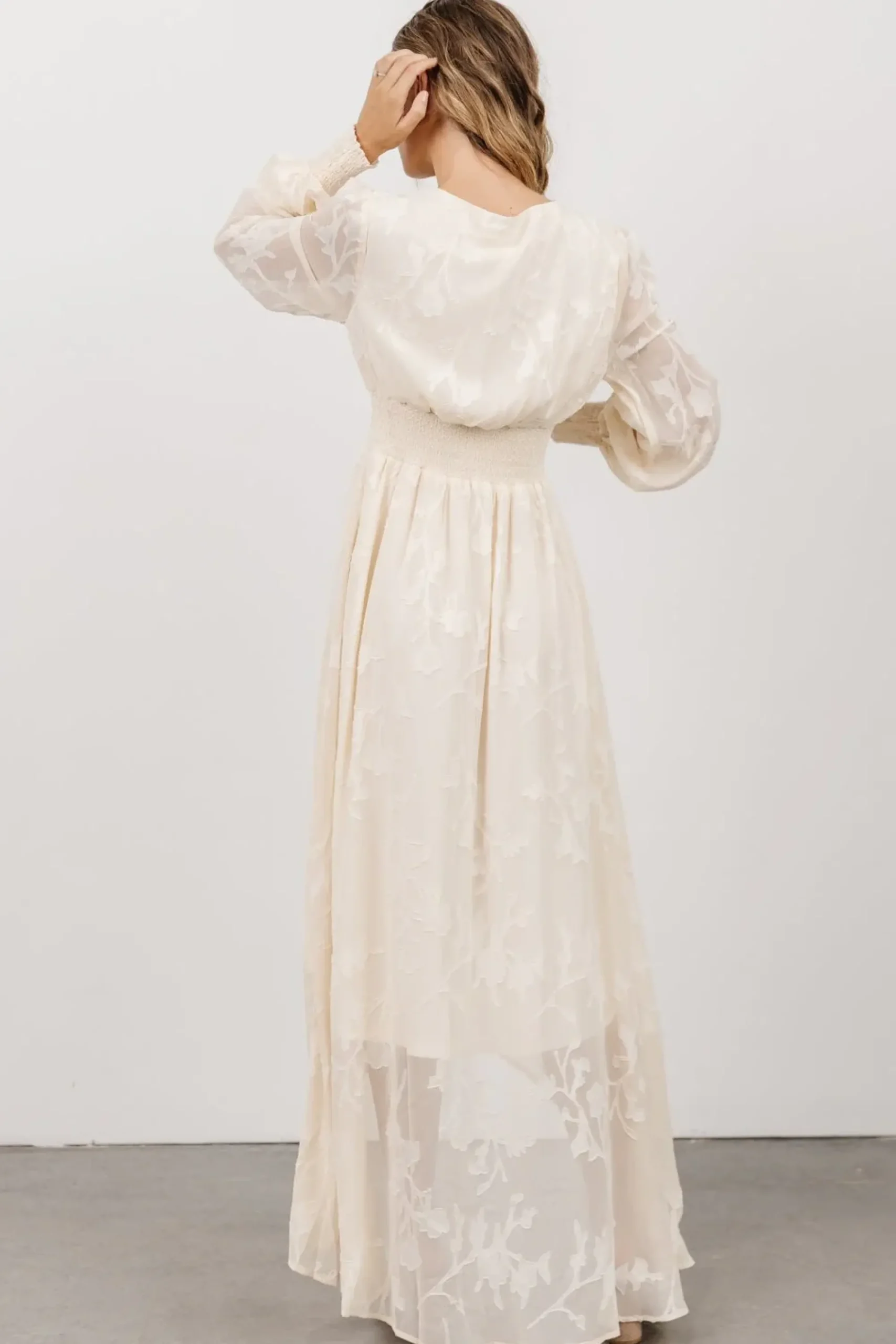 Best Baltic Born Mayfair High Low Maxi Dress | Vintage Cream