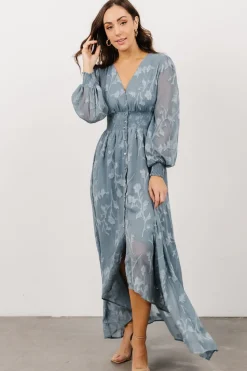 Hot Baltic Born Mayfair High Low Maxi Dress | Dusty Blue