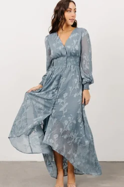 Hot Baltic Born Mayfair High Low Maxi Dress | Dusty Blue