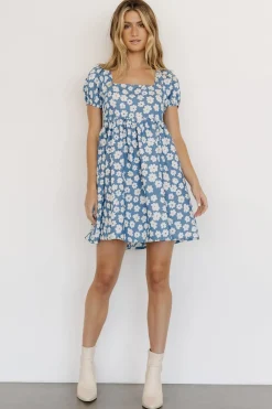 Outlet Baltic Born McKell Mini Dress | Chambray Floral