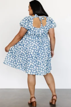 Outlet Baltic Born McKell Mini Dress | Chambray Floral